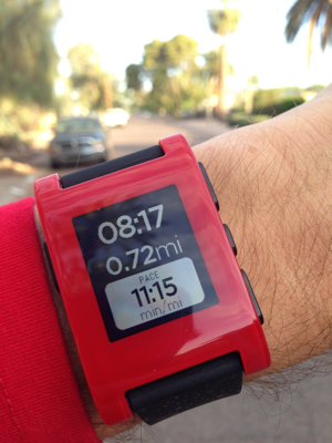 First thoughts with my shiny Pebble smart watch